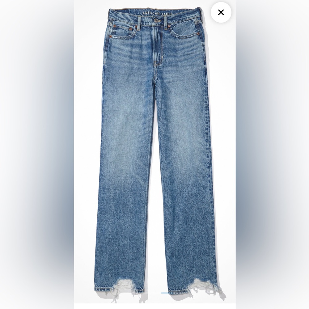 AE Dreamy Drape Super High-Waisted Baggy Wide-Leg Jean